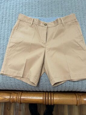 Talbots Tan Relaxed Chino Shorts